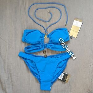 Vix Gi Fany Full Bikini Set Ocean Blue